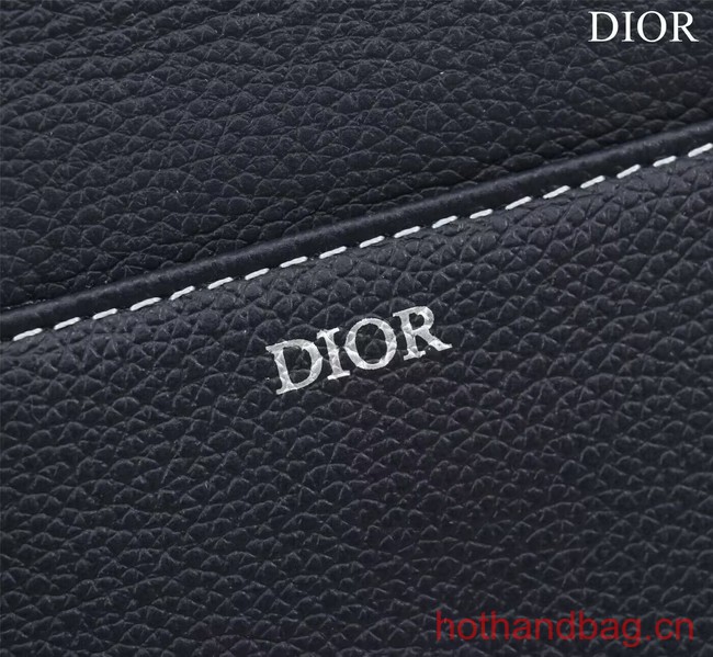 Dior Essentials SADDLE BAG Grained Calfskin 1ADPO093f-2 Royal Blue 