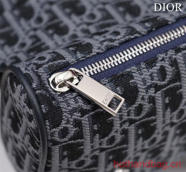 Dior Essentials SADDLE BAG Oblique Jacquard 1ADPO093 dark blue