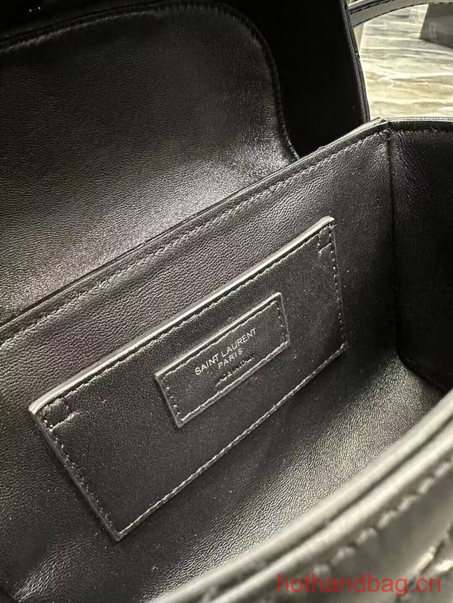 SAINT LAUREN JUNE BOX BAG IN QUILTED LAMBSKIN E910080 black