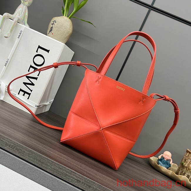Loewe Original Leather small Shoulder bag 052322 orange