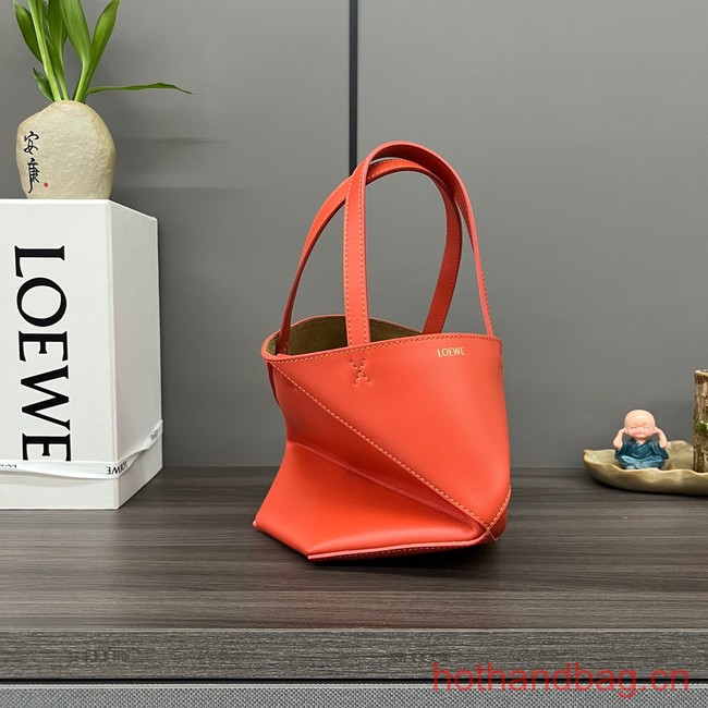 Loewe Original Leather small Shoulder bag 052322 orange