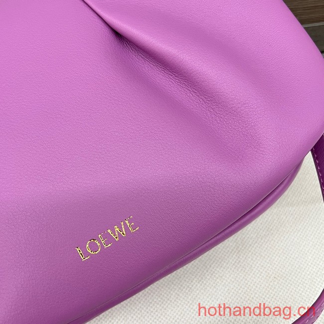 Loewe Original Leather Shoulder bag 062317 Purple