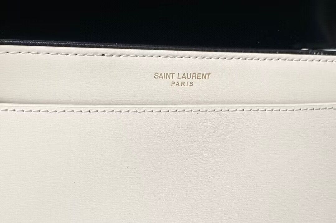 SAINT LAUREN Solferino Two-tone shoulder bag 634306 Black&White