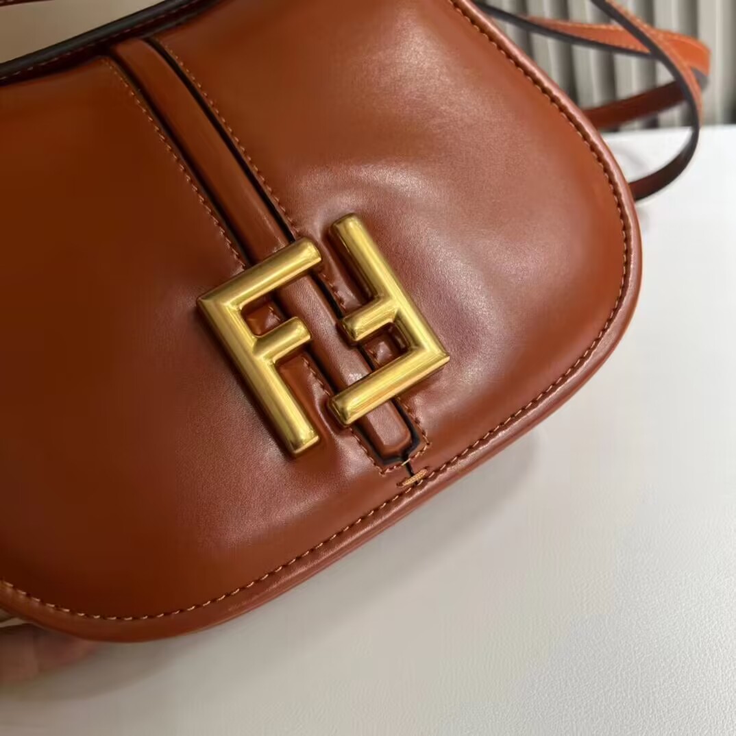 Fendi Cmon Mini leather bag 8BS082 Brown