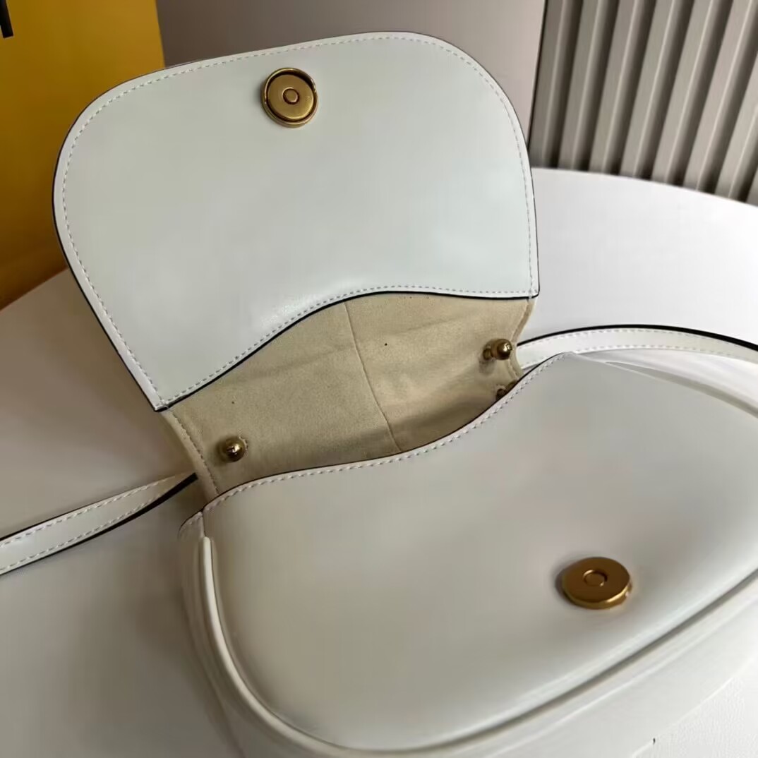 Fendi Cmon Mini leather bag 8BS082 White