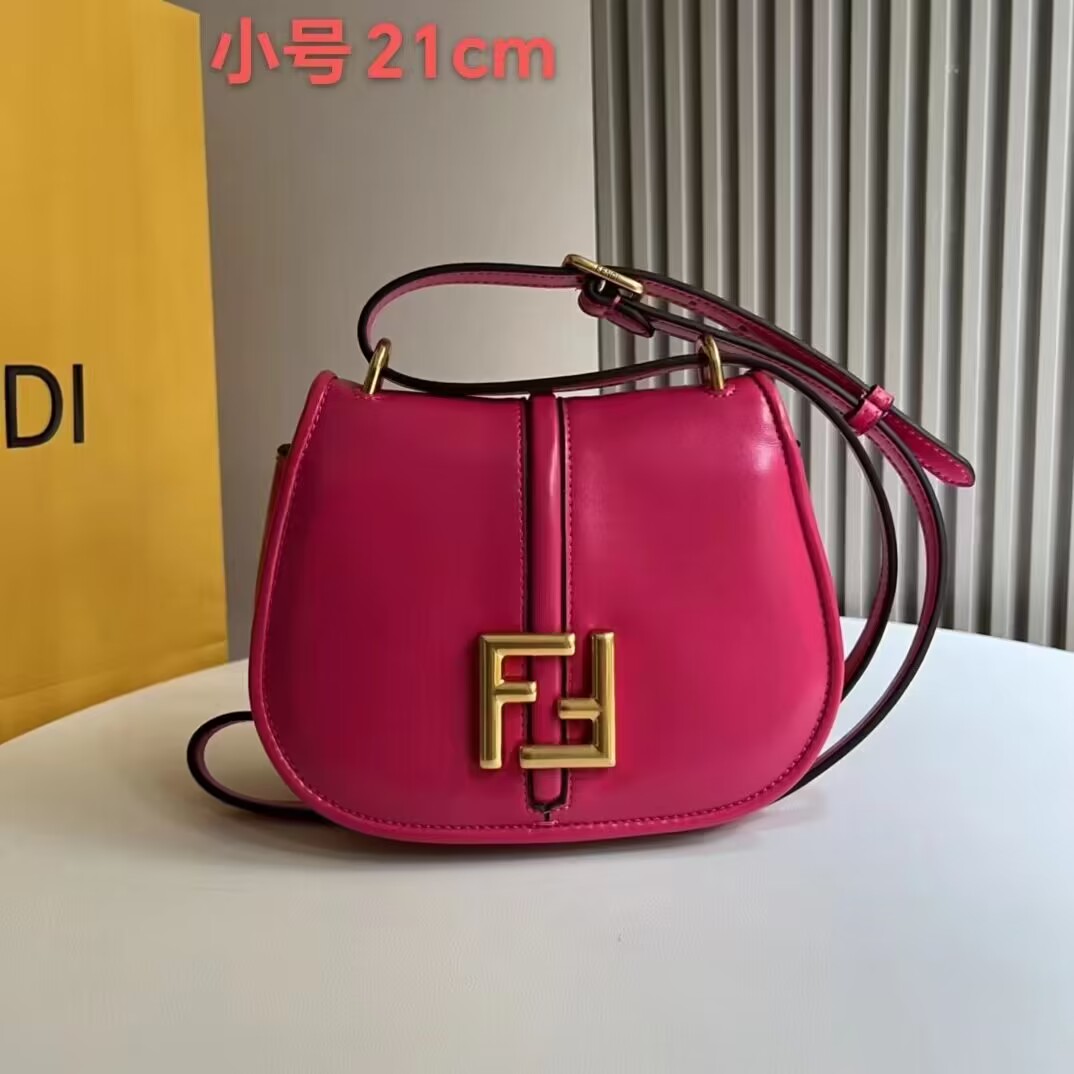 Fendi Cmon Mini leather bag 8BS082 Fuchsia