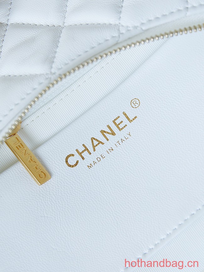 Chanel HOBO HANDBAG AS4378 white