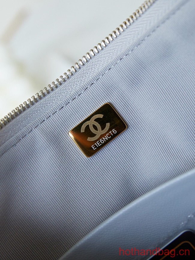 Chanel LARGE HOBO BAG AS4368 light blue