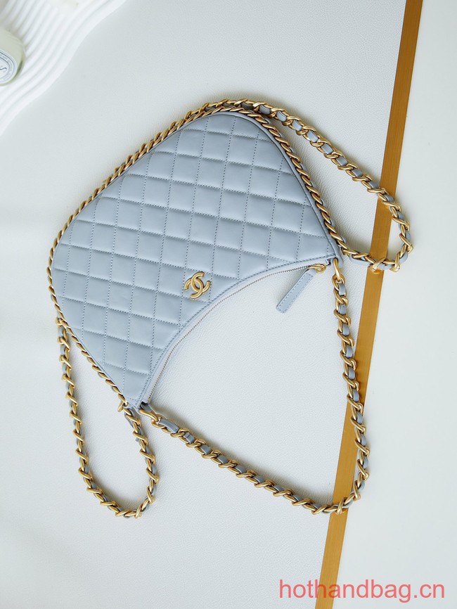 Chanel LARGE HOBO BAG AS4368 light blue
