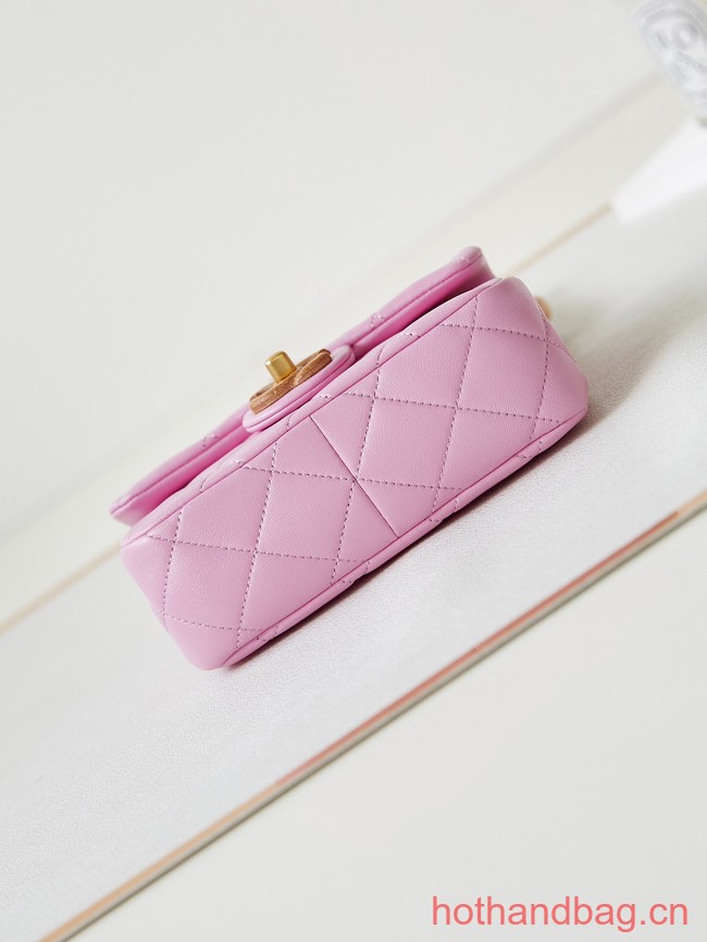 Chanel MINI FLAP BAG AS4165 Light Pink