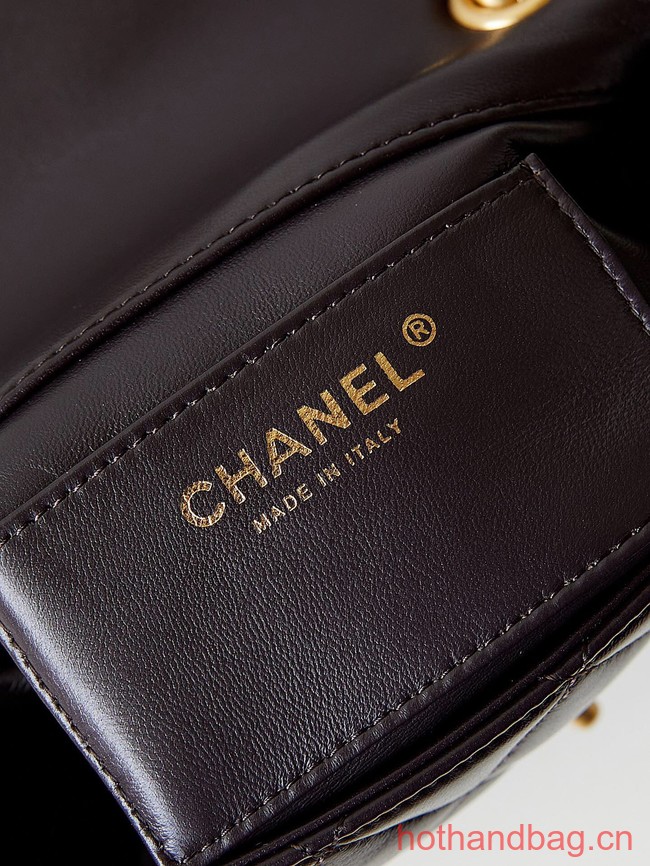 Chanel MINI FLAP BAG AS4165 Coffee