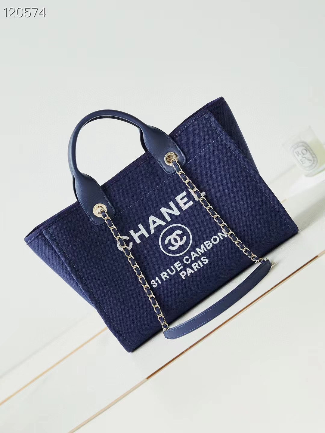 Chanel SHOPPING BAG AS3257 Blue