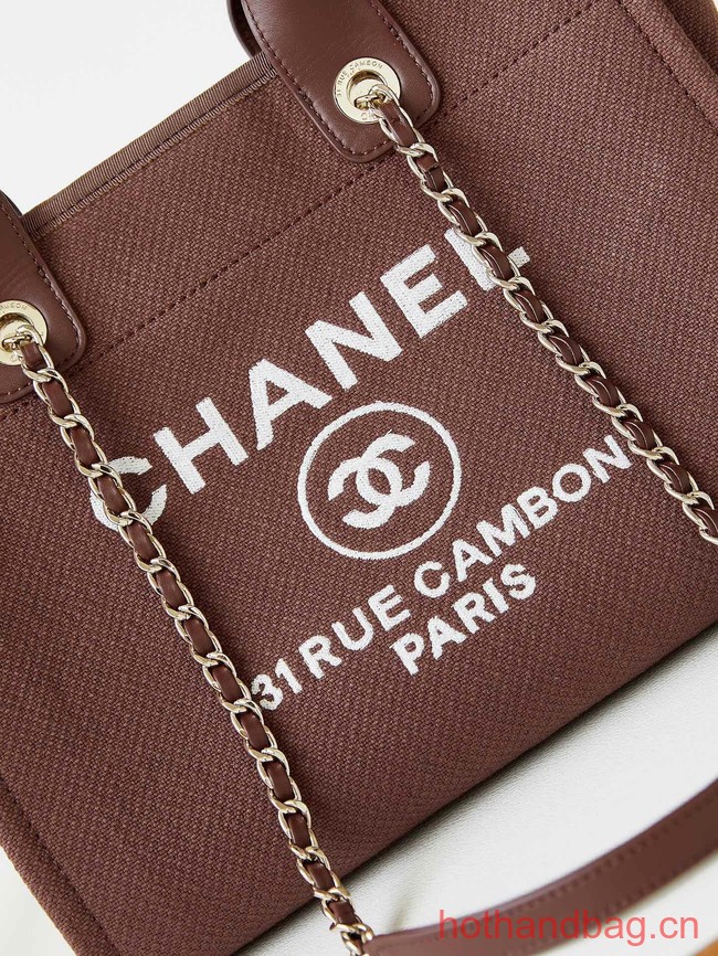 Chanel SHOPPING BAG AS3257 Wine