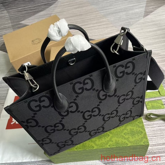 Gucci Tote bag with jumbo GG 678839 black