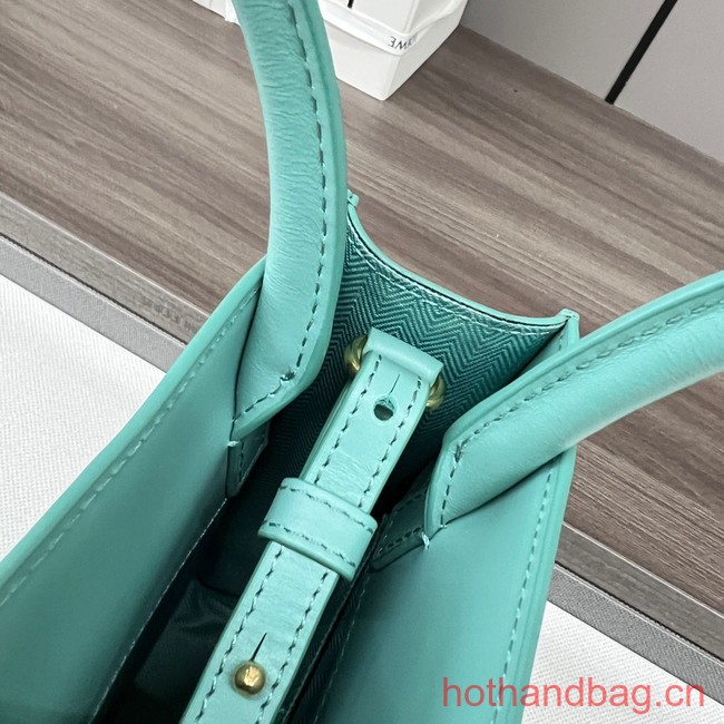 Loewe Original Leather Shoulder Handbag 652307 sky blue