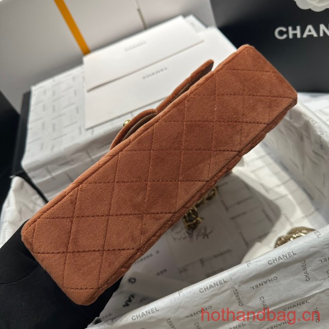 Chanel CLASSIC HANDBAG A1112 BROWN