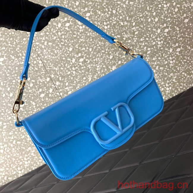 VALENTINO GARAVANI Loco Calf leather bag 2B0K30 Sapphire blue