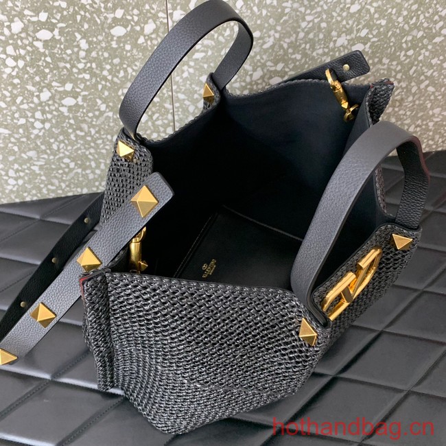 VALENTINO Knitting Shoulder bag 0331 black