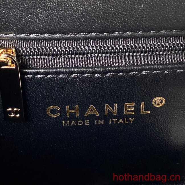 Chanel MINI FLAP BAG AS3791 black