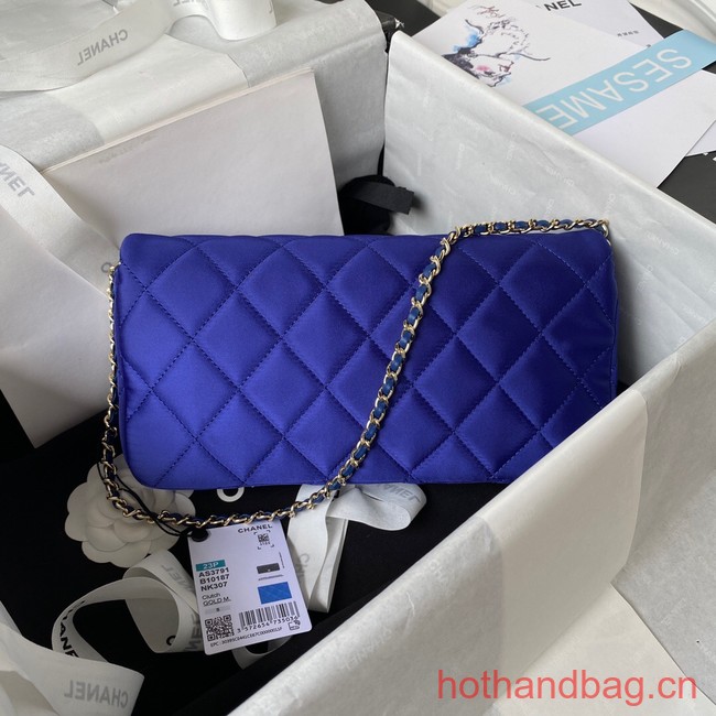Chanel MINI FLAP BAG AS3791 blue