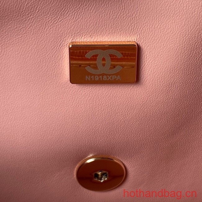 Chanel MINI FLAP BAG AS3791 light pink