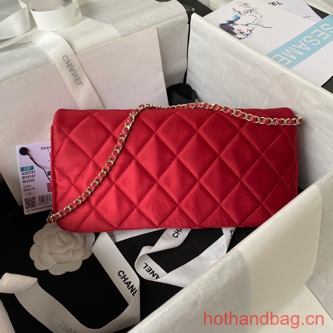 Chanel MINI FLAP BAG AS3791 red