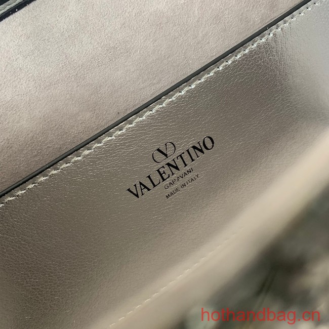 VALENTINO V-logo MINI LOCO bag 5032C Silver
