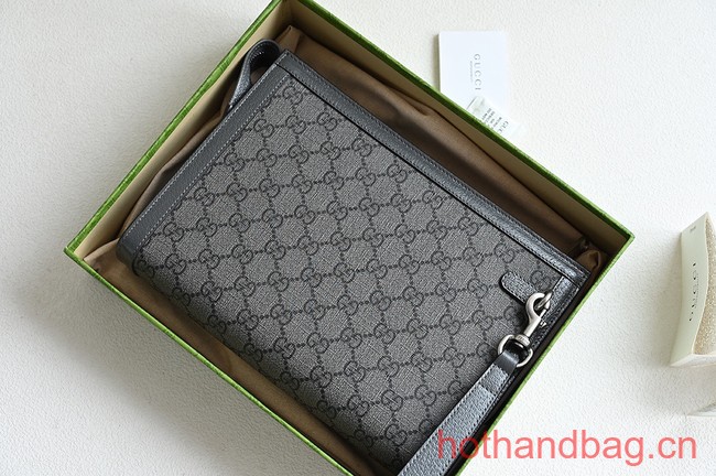GUCCI OPHIDIA GG POUCH 760243 BLACK