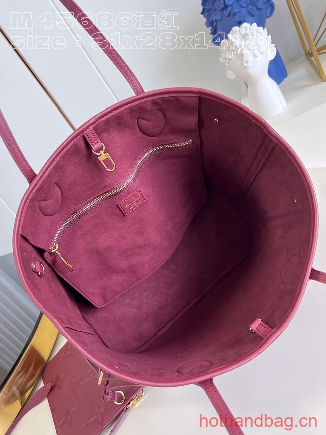 Louis Vuitton Neverfull MM M46599 Wine Red