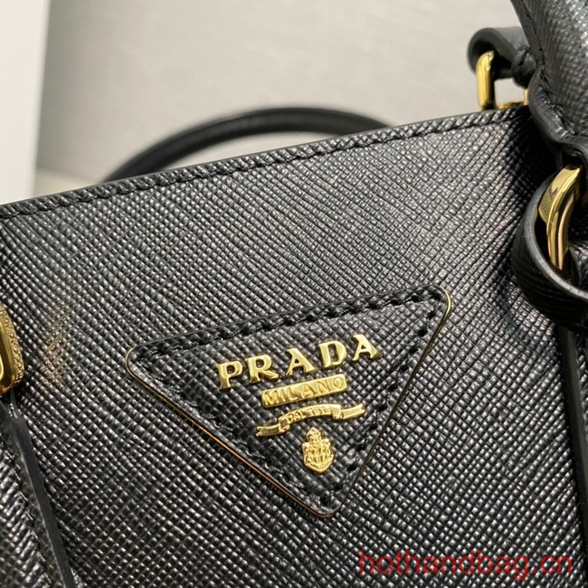 Prada Saffiano leather handbag 1BA358 black