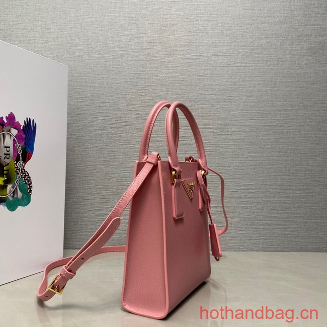 Prada Saffiano leather handbag 1BA358 pink