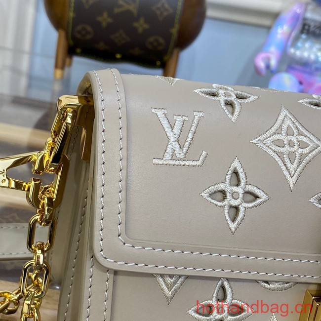 Louis Vuitton Leather DAUPHINE M20730 gray