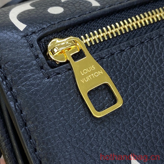 Louis Vuitton Pochette Metis East West M46596 black&Beige