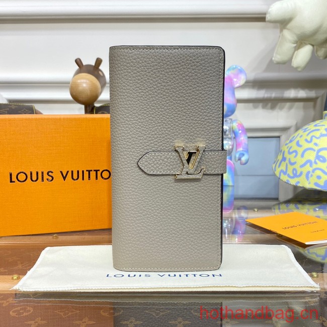 Louis Vuitton Vertical Wallet M81367 Galet Beige