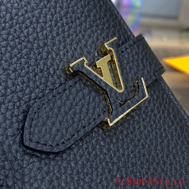 Louis Vuitton Vertical Wallet M82441 Black