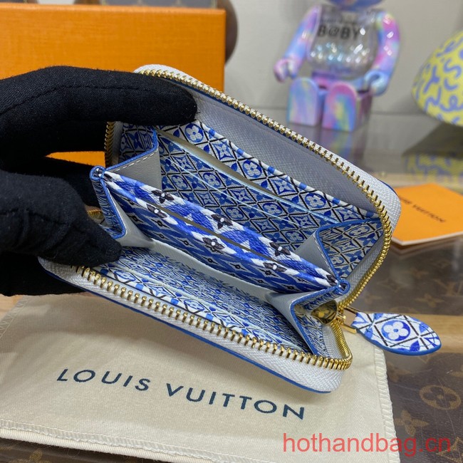 Louis Vuitton Zippy Coin Purse M82417 Blue