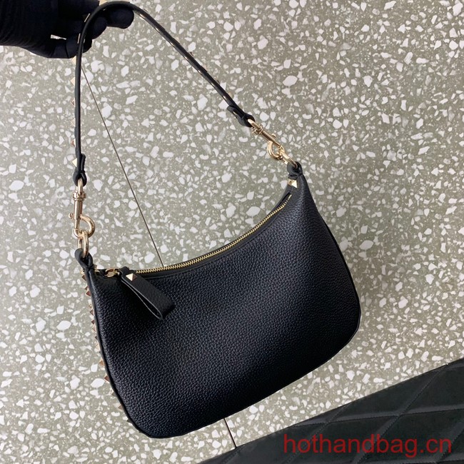 VALENTINO grain calfskin leather bag 0313 black