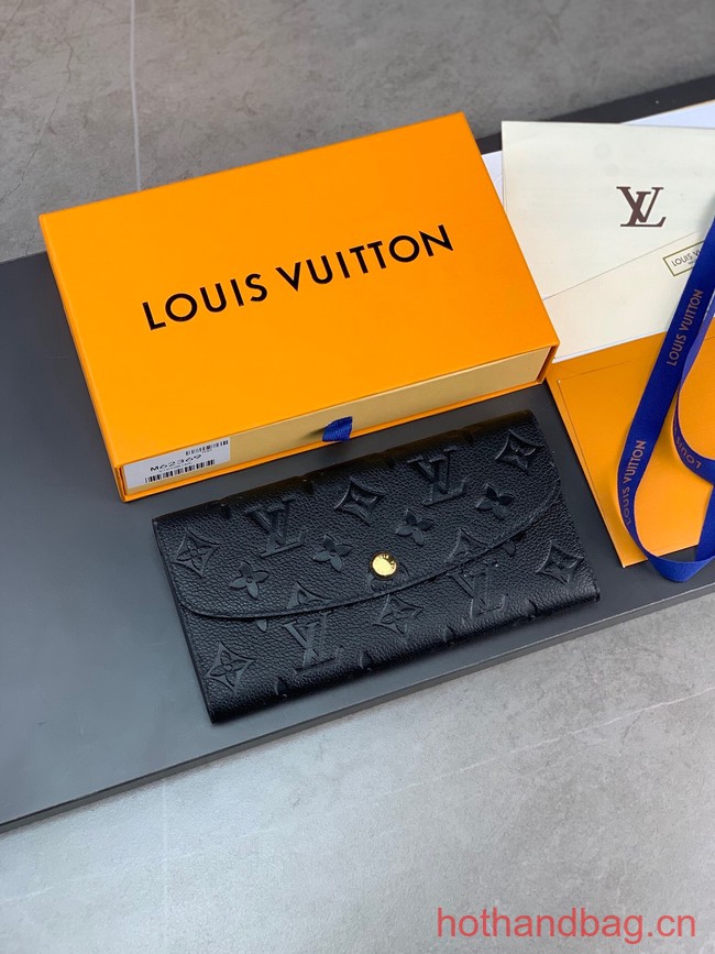 Louis Vuitton Emilie Wallet M62369 black