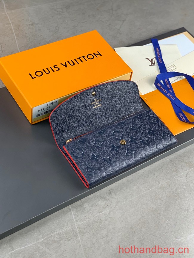Louis Vuitton Emilie Wallet M69417 dark blue