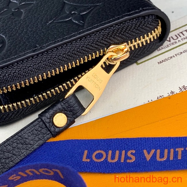Louis Vuitton Zippy Coin Purse M60574 black