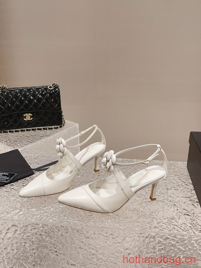 Chanel shoes heel height 7.5CM 93729-3