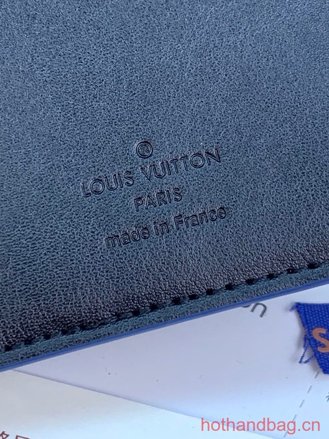 Louis Vuitton Brazza Wallet M62900 blue