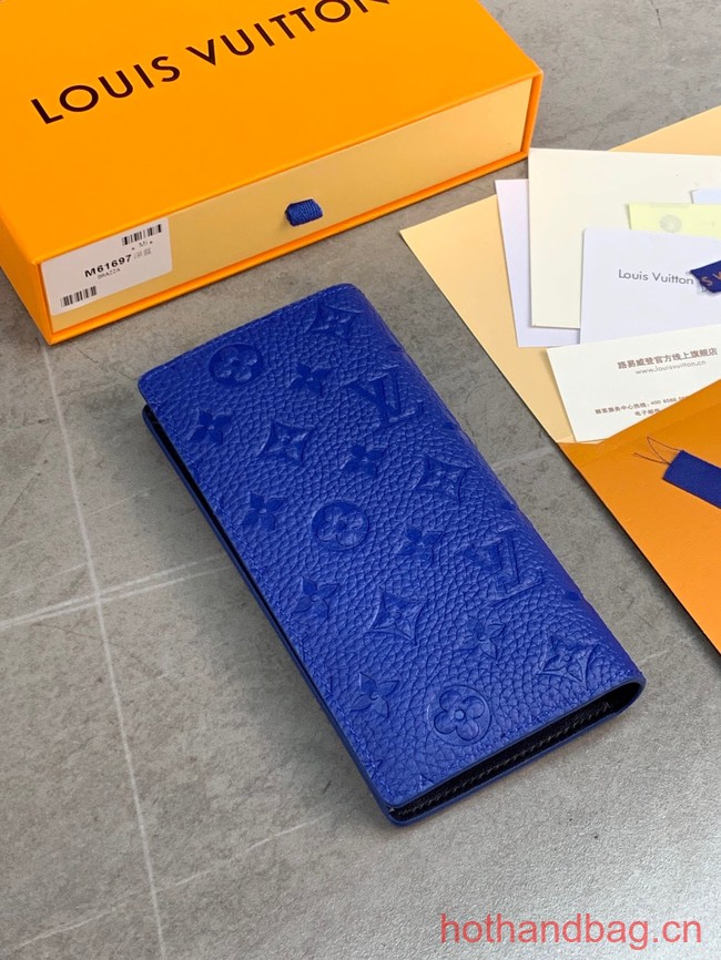 Louis Vuitton Brazza Wallet M62900 blue