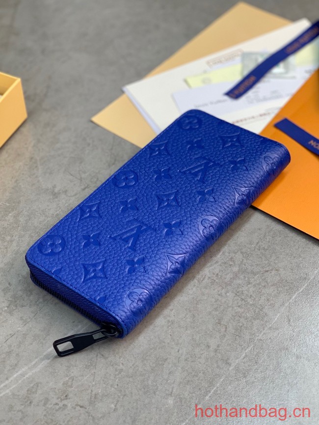 Louis Vuitton Zippy Wallet Vertical M82597 blue