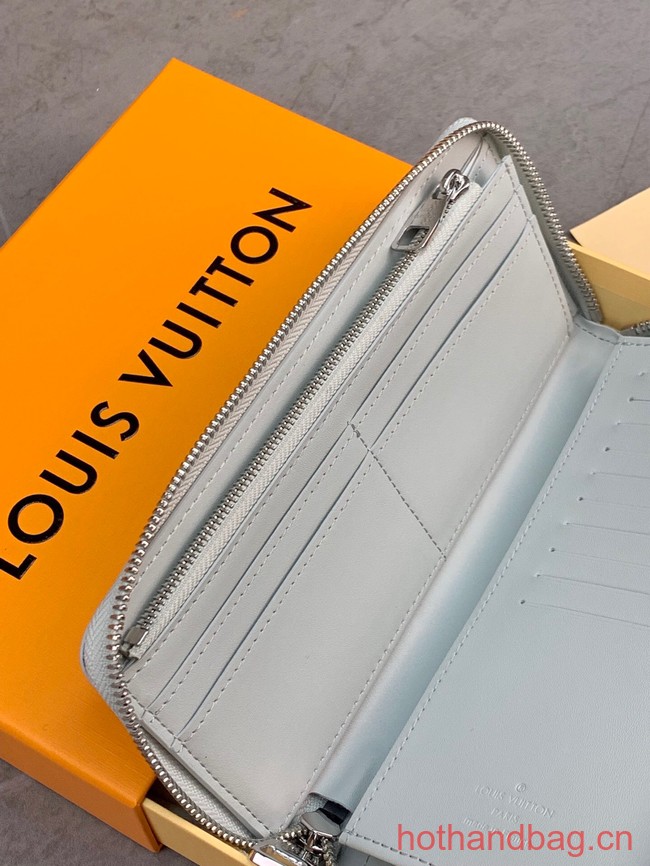 Louis Vuitton Zippy Wallet Vertical M82597 gray