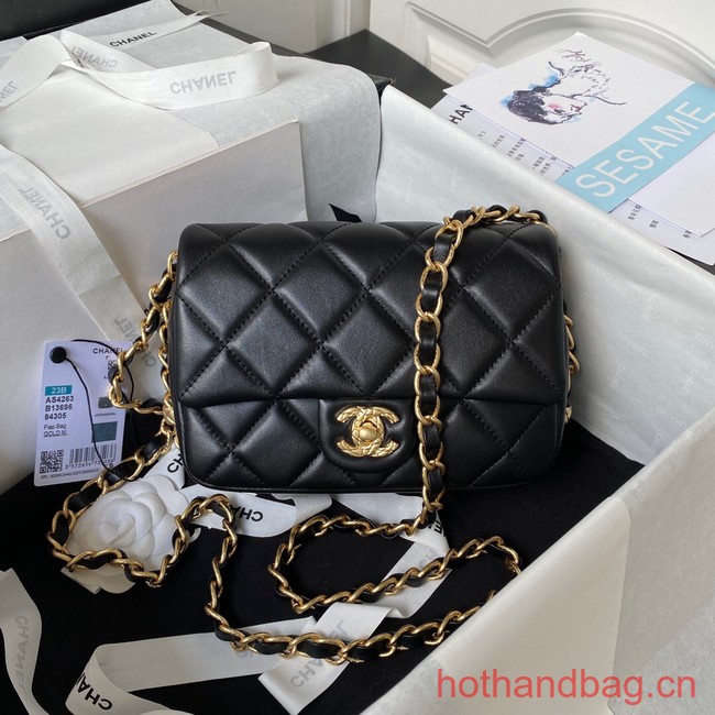 Chanel SMALL FLAP BAG AS4263 BLACK