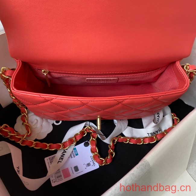 Chanel SMALL FLAP BAG AS4264 red