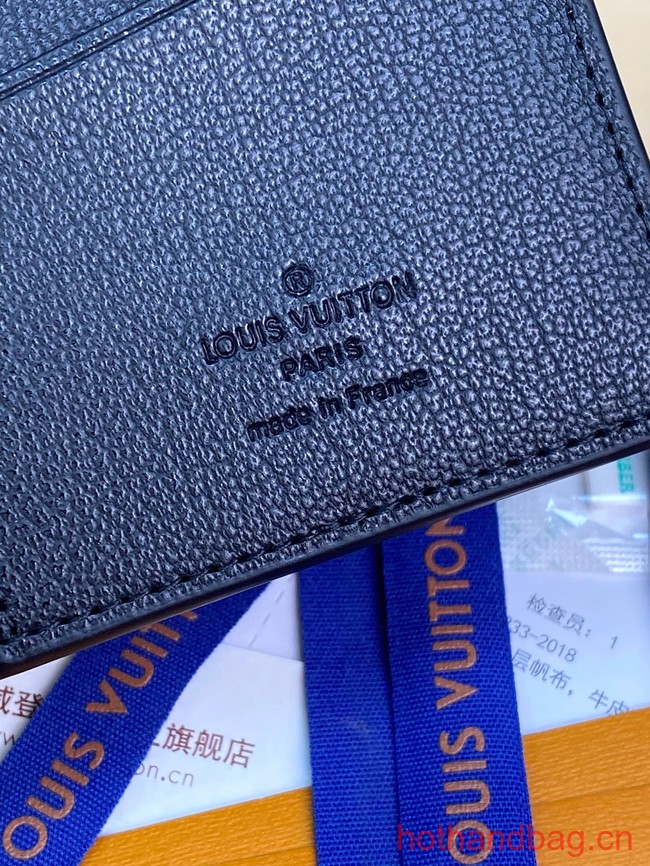 Louis Vuitton BRAZZA WALLET N82509 black