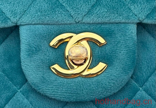 Chanel CLASSIC HANDBAG A1112 LIGHT BLUE