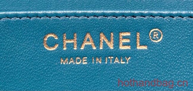 Chanel CLASSIC HANDBAG A1116 LIGHT BLUE